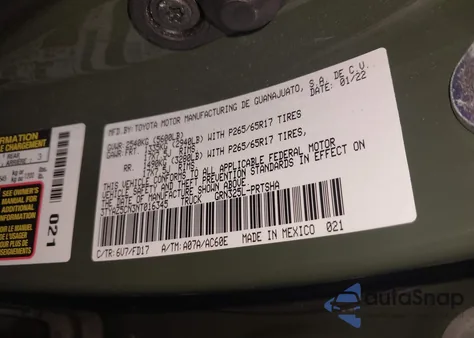 2022 Toyota Tacoma Trd Sport z USA, uszkodzony, nr VIN 3TYAZ5CN3NT016345